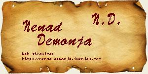 Nenad Demonja vizit kartica